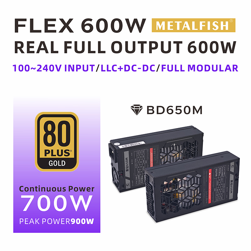 METALFISH Flex 600W Modular Po - Flex Atx Power Supply 600W 1U บทวิจารณ์และราคา